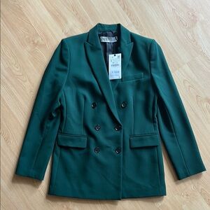 NWT Green Zara Blazer